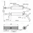 Глушитель доп. (рез-р) TRIALLI EAM 1811