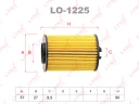 Фильтр масляный LYNXauto LO-1225
