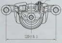 Суппорт тормозной задний левый TRIALLI CF 162105
