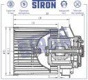 Вентилятор отопителя STRON STIF029