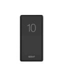 Портативный аккумулятор универсальный "GOLF" 10000 mAh (Powerbank, кабель Micro USB, черный)