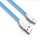 Кабель для телефона "LDNIO" XS-07 USB - micro USB (2.1A, медь, голубой) 1м