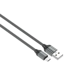 Кабель для телефона "LDNIO" LS431 USB - micro USB (2.4A, медь, серый, 86 жил) 1 м