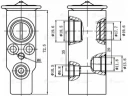 Клапан расширительный кондиционера (ТРВ) Luzar LTRV 1093