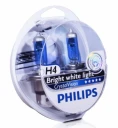 Лампа галогенная Philips Crystal Vision H4 12V 60/55W, 2 шт. + 2 шт. W5W