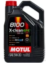 Моторное масло Motul 8100 X-Clean EFE 5W-30 синтетическое 5 л