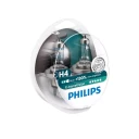 Лампа галогенная Philips X-treme Vision H4 (P43t) 12V 60/55W, 12342XV+S2, 2 шт