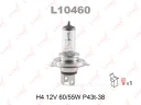 Лампа галогенная LYNXauto L10460 H4 (P43t) 12В 55/60Вт 1 шт