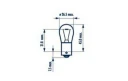 Лампа подсветки Narva 17643 P21W 24V 21W, 1