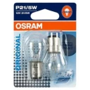 Лампа подсветки Osram 7528-02B P21/5W 12V 21/5W блистер, 2