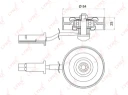 Ролик натяжной LYNXauto PB-5019