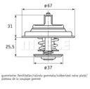 Термостат Mahle/Knecht TX2587D