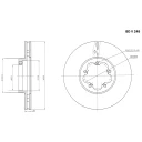 Диск тормозной вентилируемый M12x1.5 (1 шт.) BM BD V 248