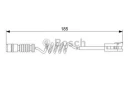 Датчик износа дисковых тормозных колодок BOSCH 1987473007