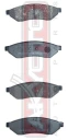 Колодки тормозные дисковые задние Akyoto AKD-0375