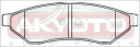 Колодки тормозные дисковые задние Akyoto AKD-0375