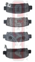 Колодки тормозные дисковые задние Akyoto AKD-1171