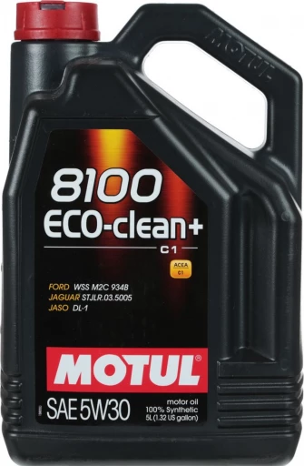Моторное масло Motul 8100 Eco-Clean Plus 5W-30 синтетическое 5 л 101584 ...
