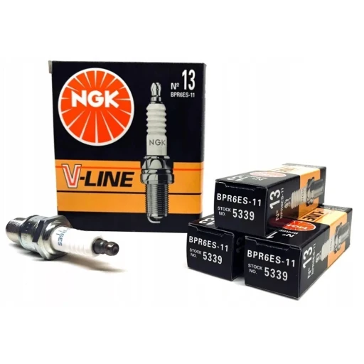 Свеча зажигания NGK V-line №13 BPR6ES-11 на ВАЗ-2110 8 клап. 5339 ...