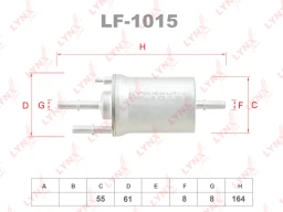 Фильтр топливный LYNXauto LF-1015
