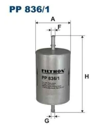 Фильтр топливный Filtron PP836/1