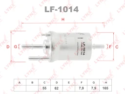 Фильтр топливный LYNXauto LF-1014