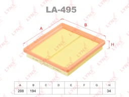 Фильтр воздушный LYNXauto LA-495