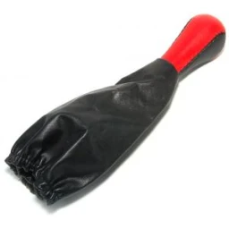 Ручка рычага КПП "AZARD" ВАЗ 2108 (с пыльником, черная/красная)