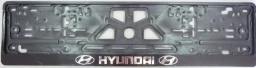 Рамка под номер Hyundai (серебро/золото, книжка)
