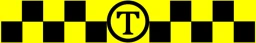 Знак ТАКСИ магнитный 280*100 (табличка)