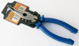 Пассатижи 200 мм "Сервис Ключ" (синяя ручка, загнутые)