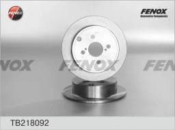 Диск тормозной задний Fenox TB218092