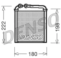 Радиатор отопителя Denso DRR32005