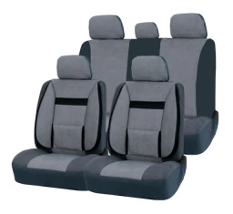 Чехлы автомобильные Autoprofi Comfort Велюр черный/серый 11 предметов