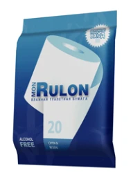 Салфетки влажные туалетная бумага "MON RULON" (20 шт.)