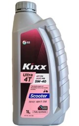 Моторное масло 4-х тактное Kixx Ultra 4T Scooter 5W-40 синтетическое 1 л