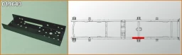Усилитель рамы ГАЗель №3 "АЗГ-Деталь" кронштейна рессоры левый (4 мм)