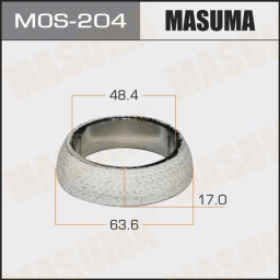 Кольцо уплотнительное под выхлопной коллектор Masuma MOS-204