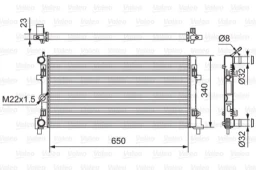 Радиатор охлаждения VALEO 701522