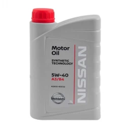 Моторное масло Nissan Motor Oil 5W-40 синтетическое 1 л (арт. KE900-90032R)