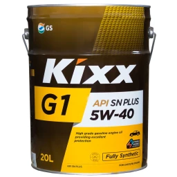 Моторное масло Kixx G1 SN Plus 5W-40 синтетическое 20 л