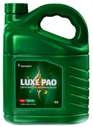 Моторное масло Tatneft Luxe Pao 5W-30 4 л