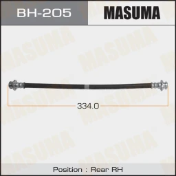 Шланг тормозной Masuma BH-205