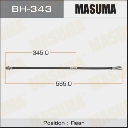 Шланг тормозной Masuma BH-343