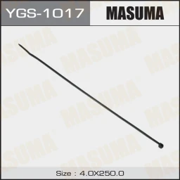 Хомут нейлоновый черный 4х250 мм Masuma YGS-1017