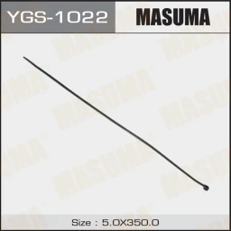 Хомут нейлоновый "MASUMA" 5х350 мм (черный) (цена за 1шт. отгрузка кратно100 шт.) 