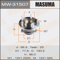 Ступичный узел Masuma MW-31507