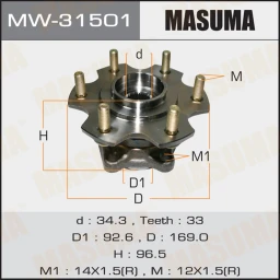 Ступичный узел Masuma MW-31501