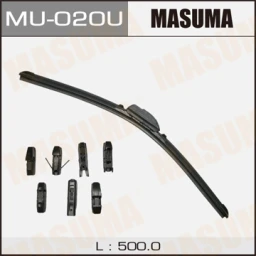 Щётка стеклоочистителя бескаркасная Masuma 500 мм, MU-020U