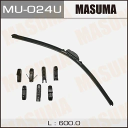 Щётка стеклоочистителя бескаркасная Masuma 600 мм, MU-024U